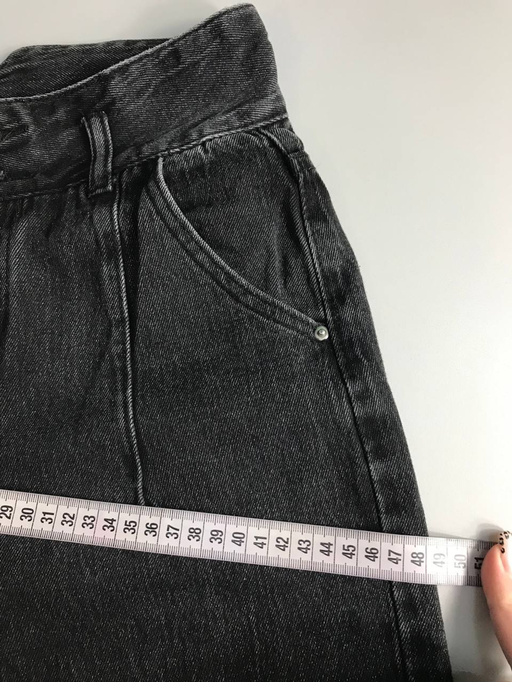 Джинсы с завышенной талией, визуально на 40/42 размер