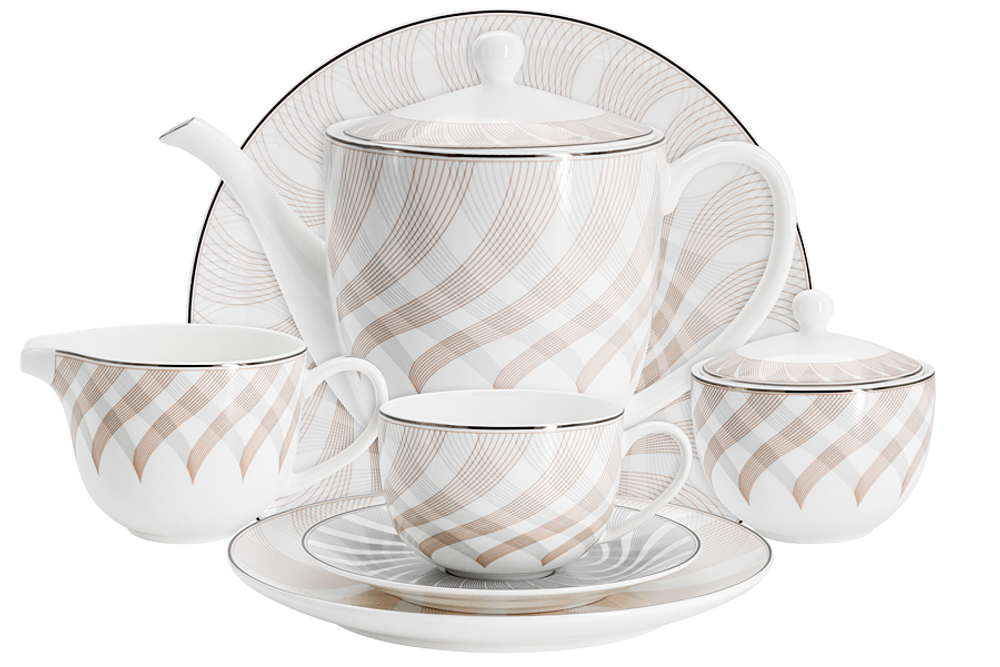 Чайный сервиз 40 предметов на 12 персон Anna Lafarg Emily Оскар