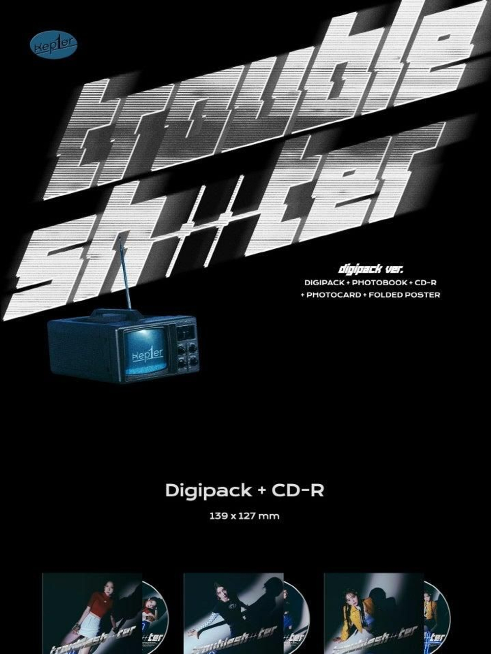 Альбом Kep1er - TROUBLESHOOTER 3rd Mini Album DIGIPACK 9 Version SET