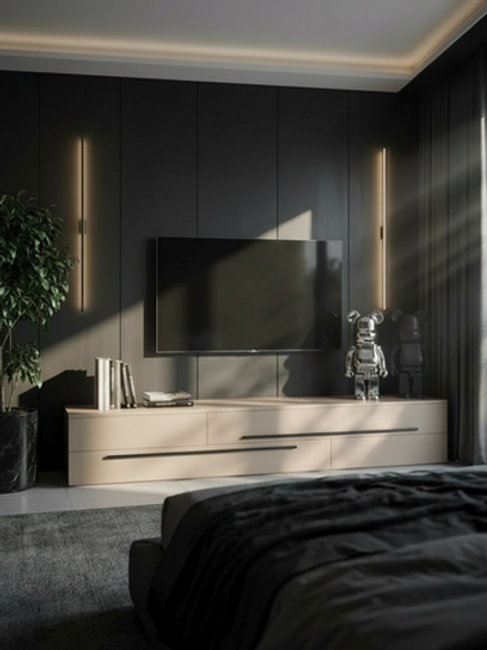 Тумба под телевизор напольная 210*34*38 кашемир,Soho