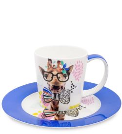 Stechcol SL-07 Кружка с дес. тарелкой «Фанни»