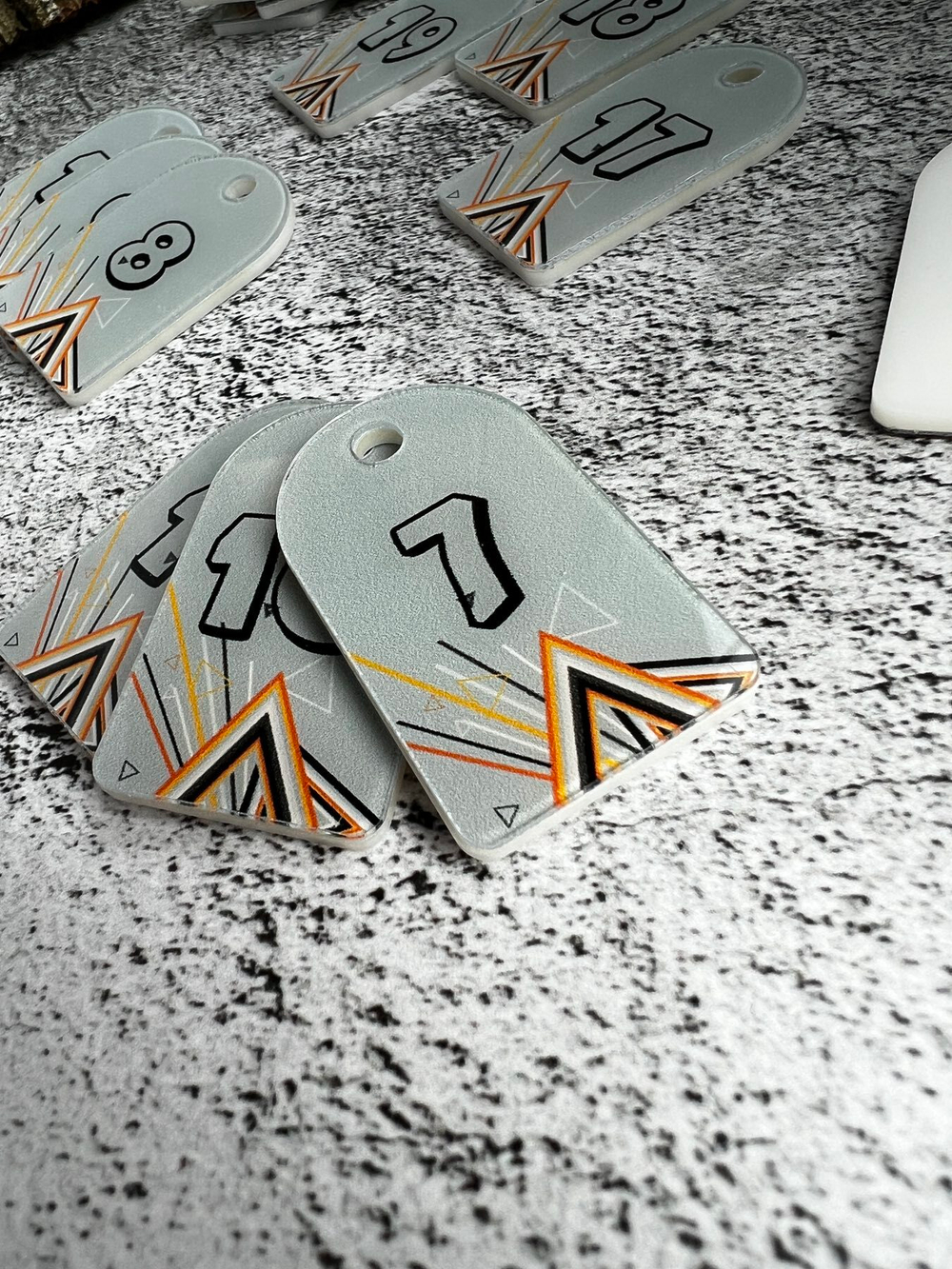 Бирки для ключей 30х50мм