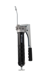 Рычажный шприц для смазки 500см3, 1/8" БСПТ, стальная трубка с насадкой, двухрежимный, 3,2 г/ход