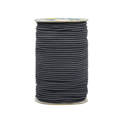 Шляпная резинка, d 3 мм, т. серый