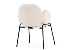 Стул на металлокаркасе Kalipso white / black