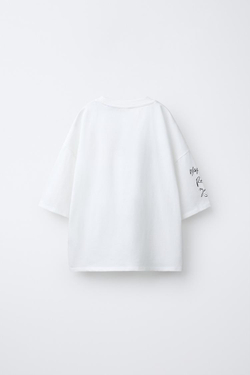 ZARA ФУТБОЛКА KPOP DEMON HUNTERS™ NETFLIX © С ПРИНТОМ, БЕЛЫЙ