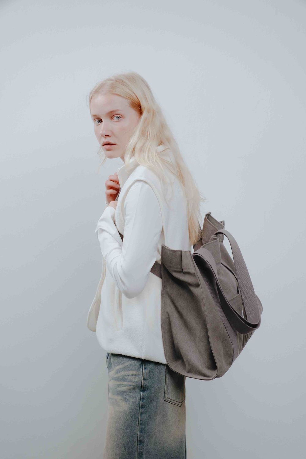 Сумка Imean Omega Bag Камень серая