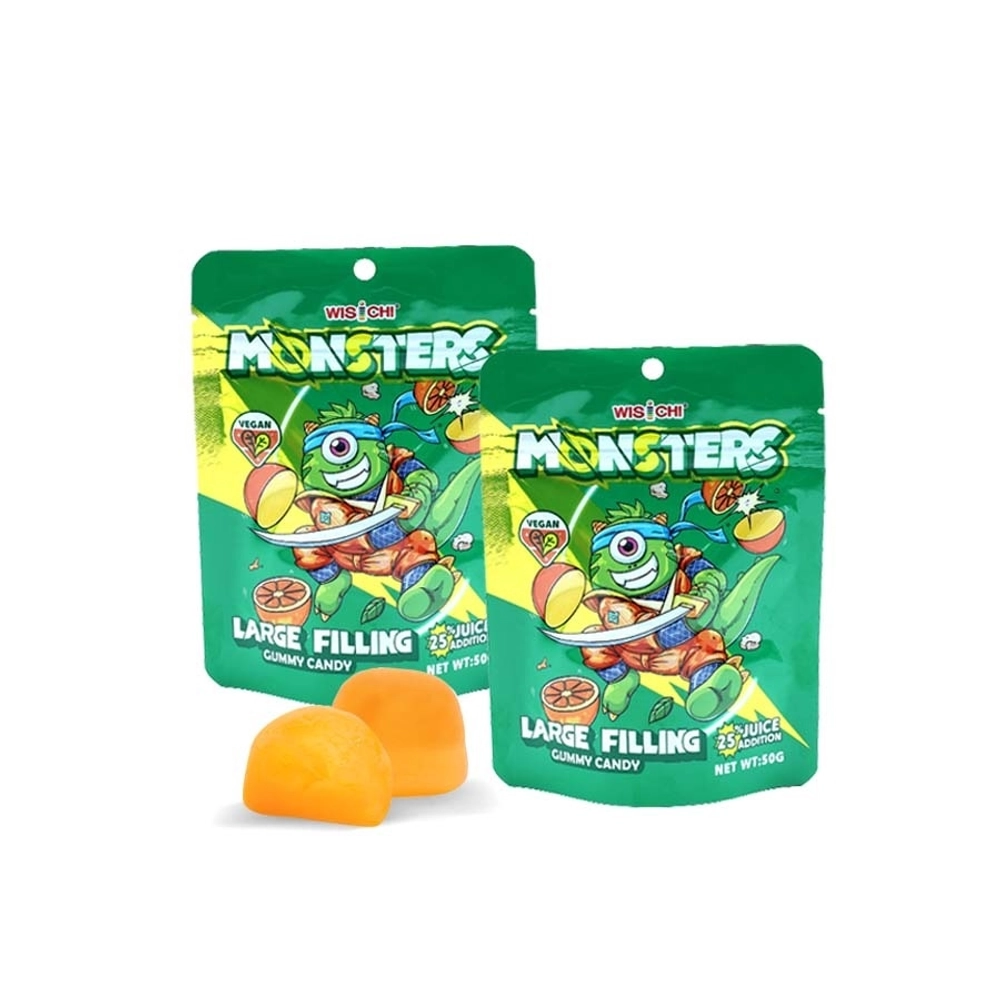 Мармеладные конфеты с начинкой Monster "Апельсин"