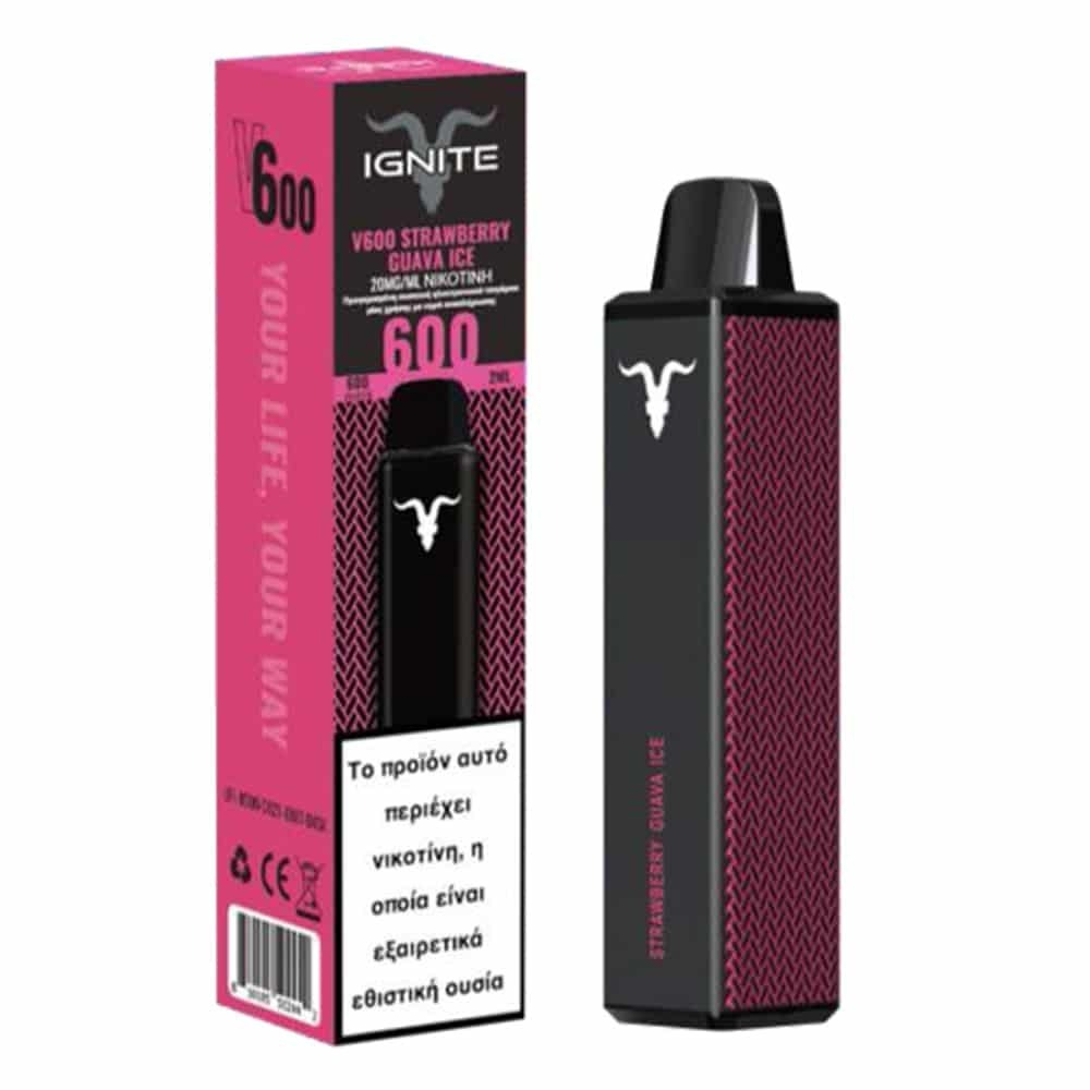 IGNITE V600 - Strawberry Guave Ice (2% nic)