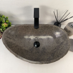Каменная раковина из речного камня RS-05153 (61*38*14) 0858 из натурального камня