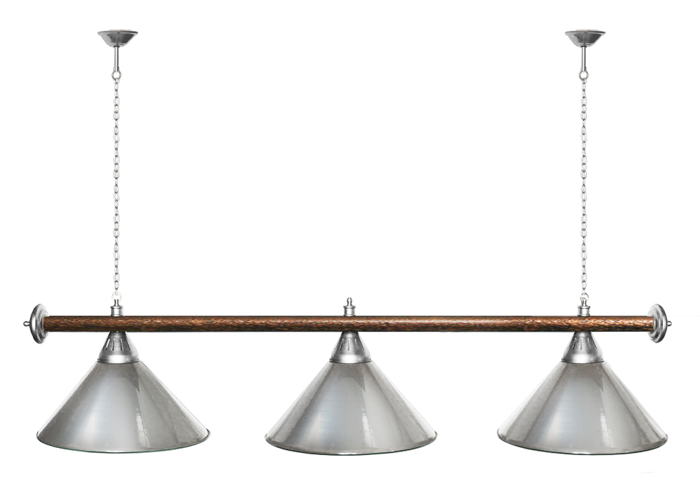 Лампа STARTBILLIARDS 3 пл. (плафоны золотые,штанга золотая,фурнитура золото)