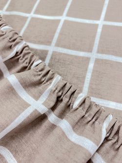 Постельное белье поплин Сказка "Анна" евро Наволочка 70х70 см 2 шт Простынь на резинке 180x200 см Пододеяльник 200x215 см