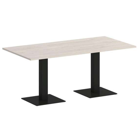 Onix Direct Стол прямоугольный O.SPRG-4 Денвер Светлый/Металл Черный 1800*900*750