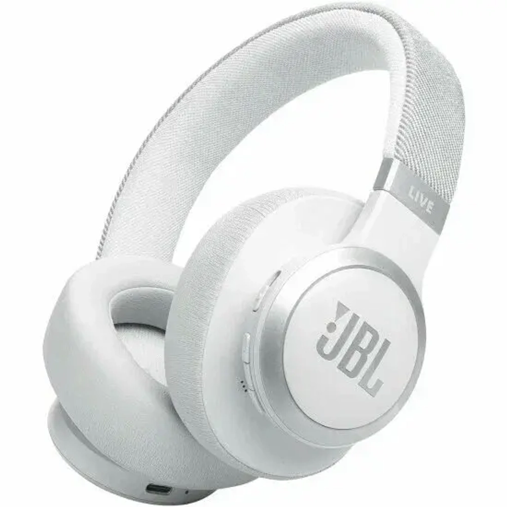 Беспроводные наушники JBL Live 770NC, mini 3.5 мм, Bluetooth, белый