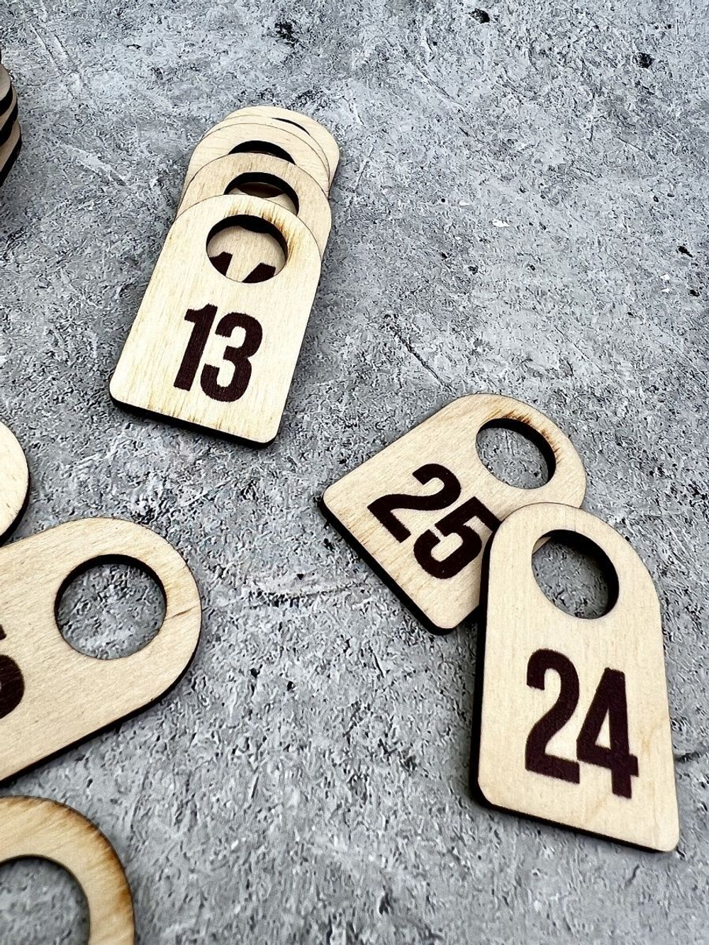 Номерки гардеробные набор 100 штук