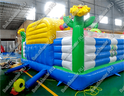 Коммерческий надувной батут "Радужный город 2" 10*6*3 м