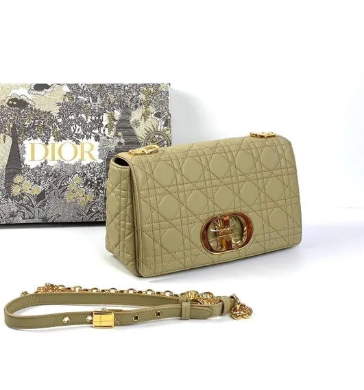 Сумка Dior Caro, бежевый