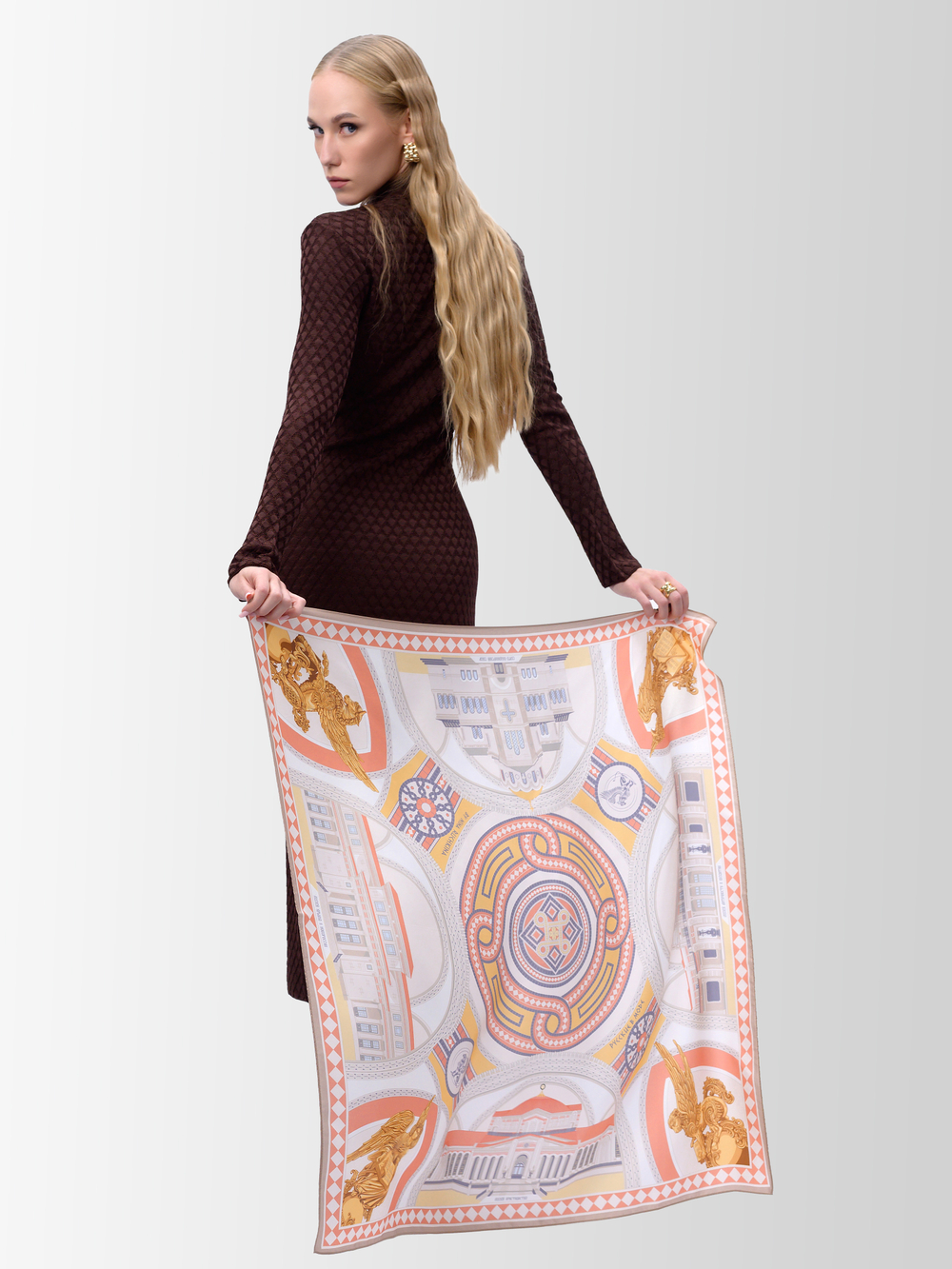 Платок «Новый Херсонес» 100% шёлк