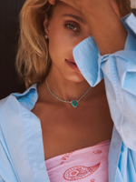 Колье "Русалка" с амазонитом