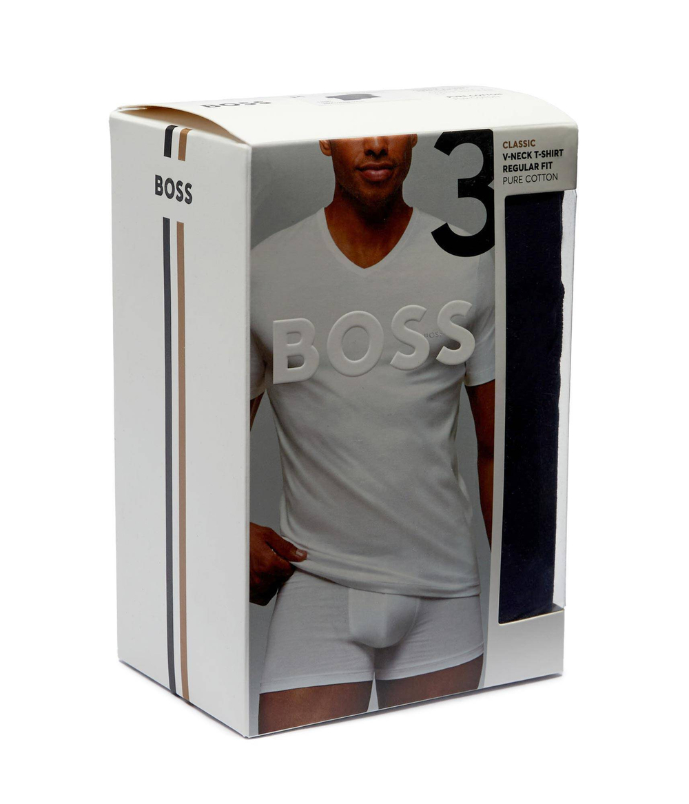 Футболка 3шт. 3P Classic BOSS BLACK - черный(50475285)