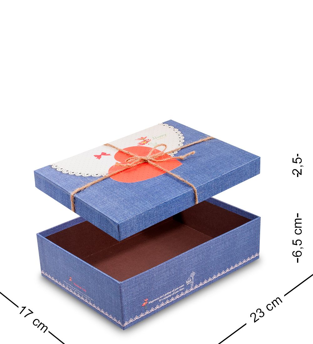 Packing Symphony WF-21-A Набор коробок из 3шт «Прямоугольник» цв.синий