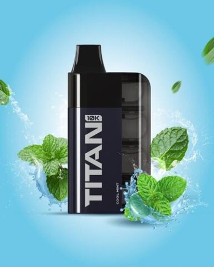 Titan 10k Cool mint - прохладная мята 20000 затяжек 20мг (2%)