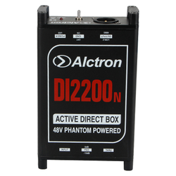 D.I. Box Преобразователь акустического сигнала, активный, Alctron DI2200N