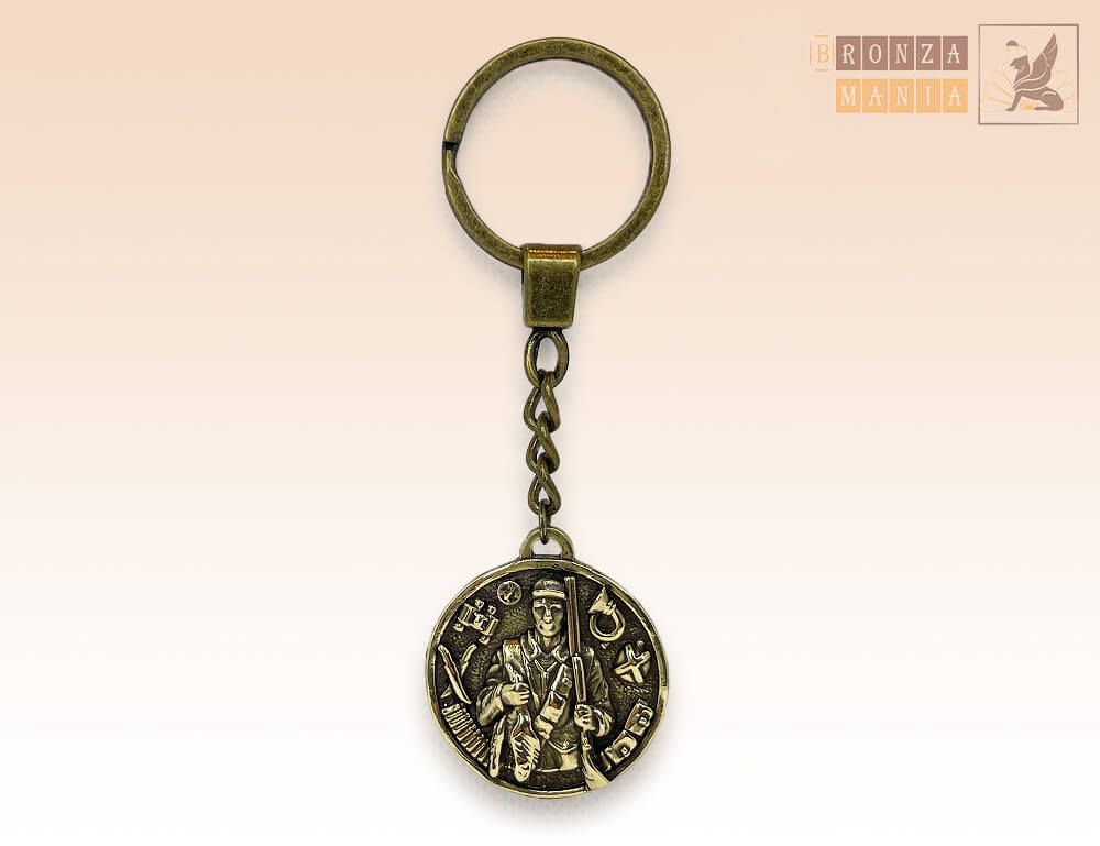 брелок Медальон Охотник