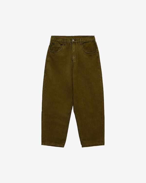 Джинсы Baggy темно-зеленые - фото 1