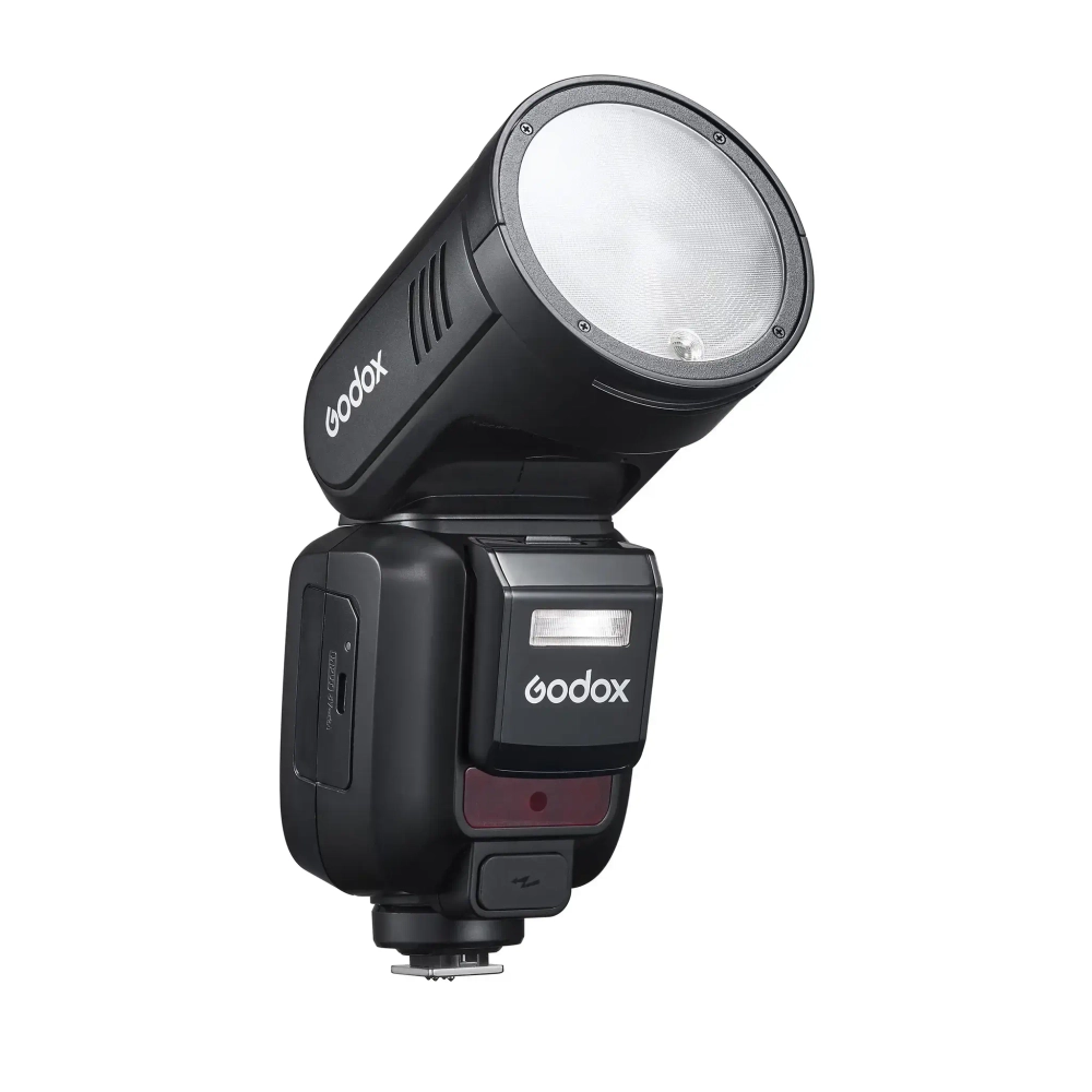 Вспышка накамерная Godox V100C TTL с круглой головкой для Canon