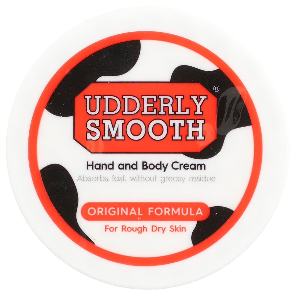 Udderly Smooth, крем для рук и тела, для огрубевшей и сухой кожи, оригинальная формула, 283 г (10 унций)