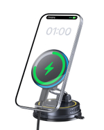 Автомобильный держатель с беспроводной зарядкой Baseus PrimeTrip VC2 Flex Pro Magnetic Wireless Mount Suction Cup Version 15W (MagSafe)