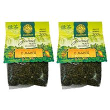 Чай зеленый Shennun с манго 200 г, 2 шт