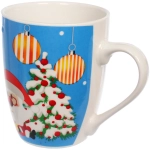 Кружка керамическая 350мл «Встреча с праздником», микс рисунков