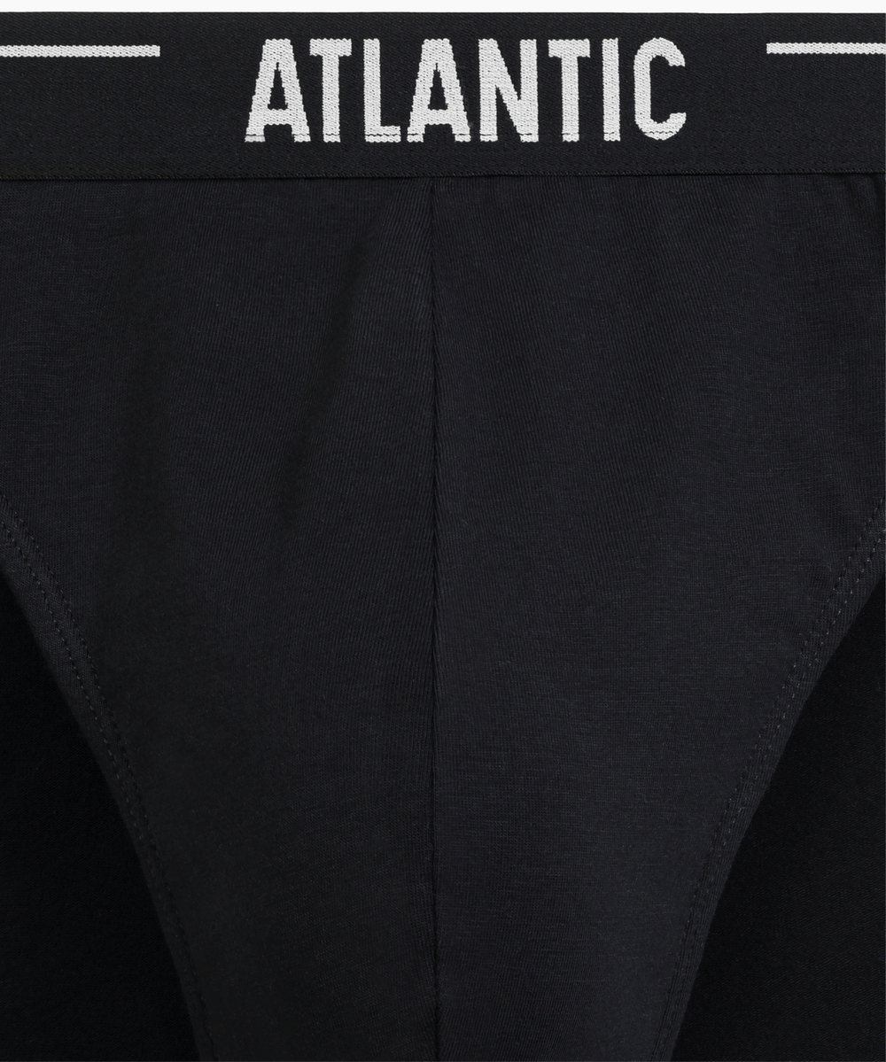 Мужские трусы слипы спорт Atlantic, набор 5 шт., хлопок, морская волна + бирюзово-зелёные + чёрные + серые меланж + тёмно-голубые, 5SMP-004