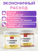 Комбо акриловых красок (золото+медь) 2х20 мл