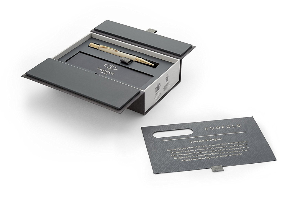 Шариковая ручка Parker Duofold Ivory & Black GT