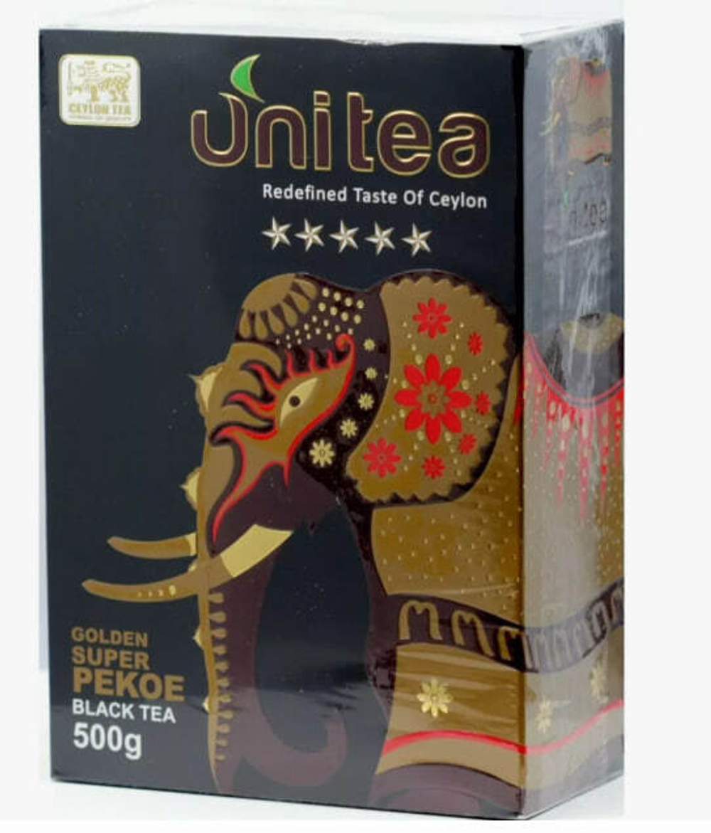 Чай UNITEA ЧЕРНЫЙ голден супер пекое 500г