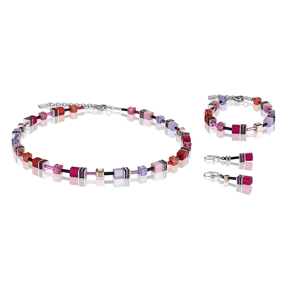 Серьги Coeur de Lion 2838/20-0325 цвет розовый, чёрный