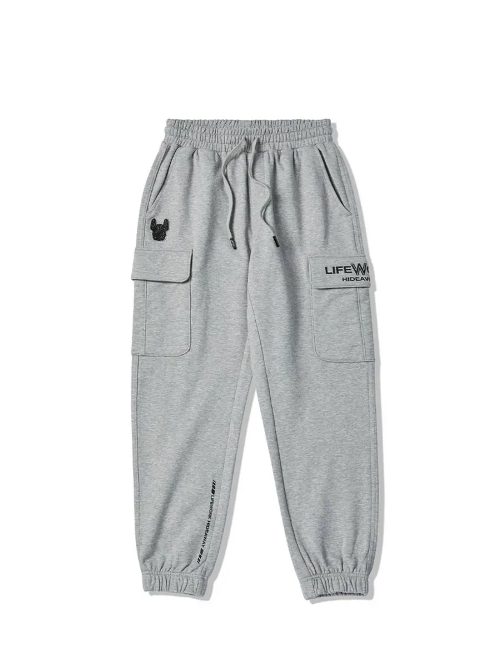 Брюки джоггеры с логотипом mini ladok с двумя карманами (джогеры)