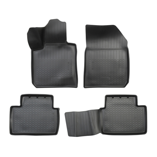 Ковры в салон Norplast/Unidec для Peugeot 308 II (2013-2021), Черный, арт.NPA11-C64-305