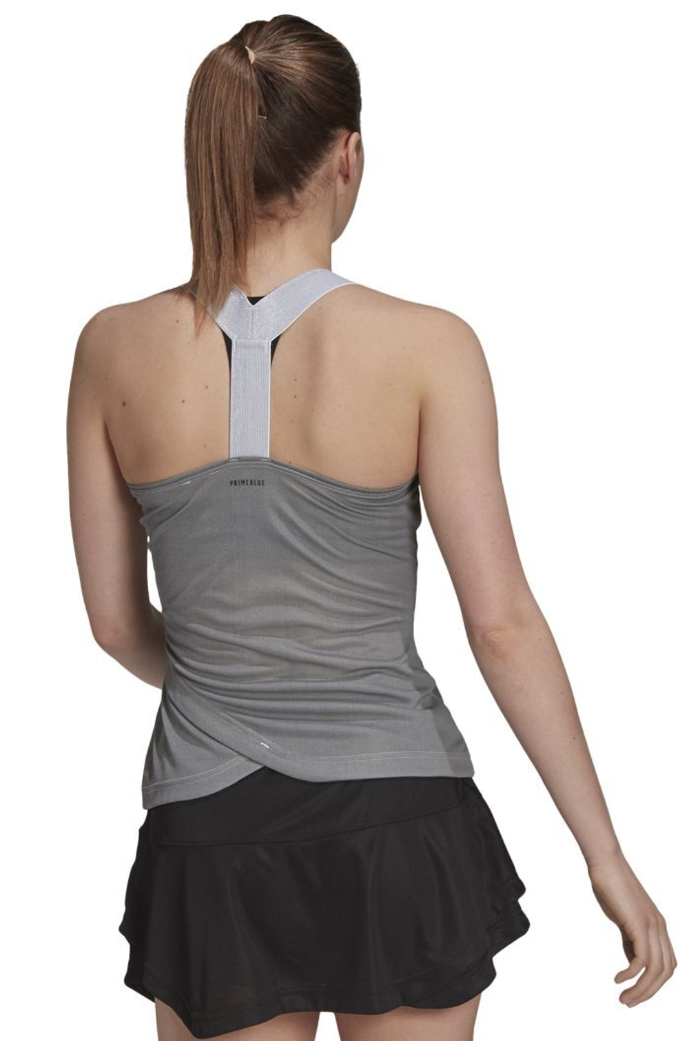 Женский топ теннисный Adidas Y-Tank Primeblue W - white/black