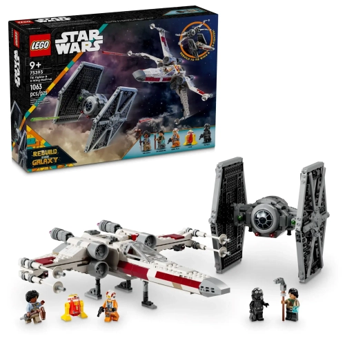 Конструктор LEGO Star Wars 75343 Смешанные истребители TIE Fighter & X-Wing