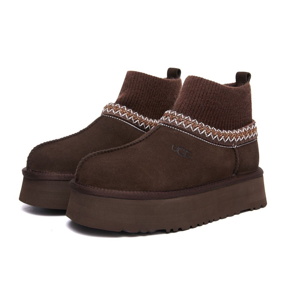 UGG Tazz Knit Chocolate