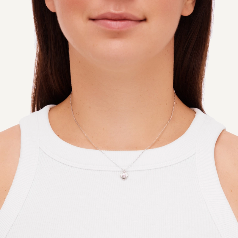 Колье Глубоко в Сердце – Серебро