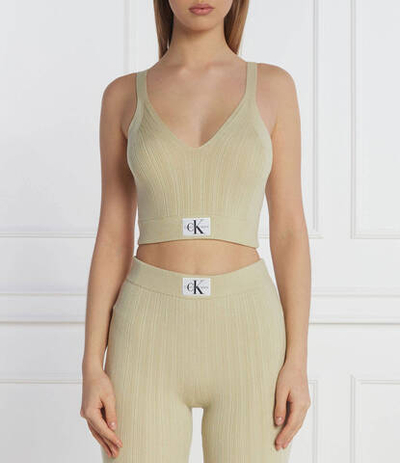 Топ CALVIN KLEIN JEANS - оливковый(J20J223152)