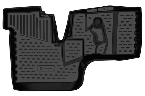 Коврики в салон для КАМАЗ 5308, 2007-, передний левый, 4шт. (полиуретан) ELEMENTAN0164210.FL-4