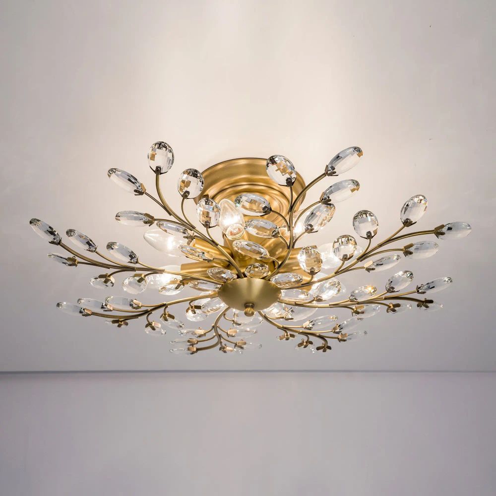 Citilux Серенада CL315183 Люстра хрустальная Бронза