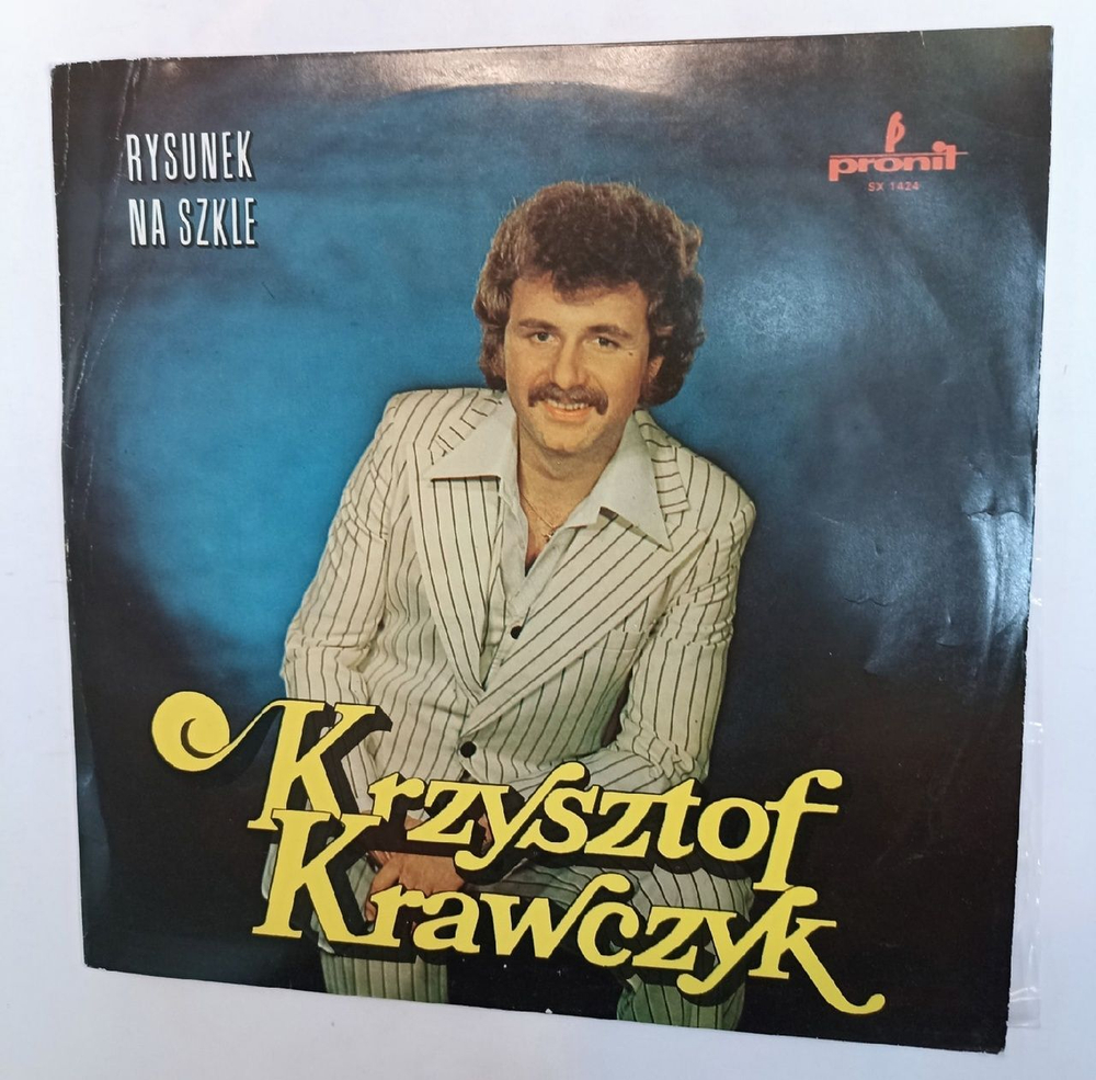 Винтажная виниловая пластинка Krzysztof Krawczyk Rysunek Na Szkle (Poland 1976)