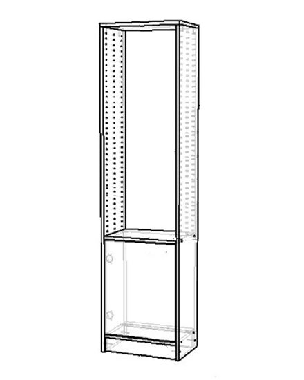 Стеллаж ДЕСТЕЛЬ-1  /432*1710*289/